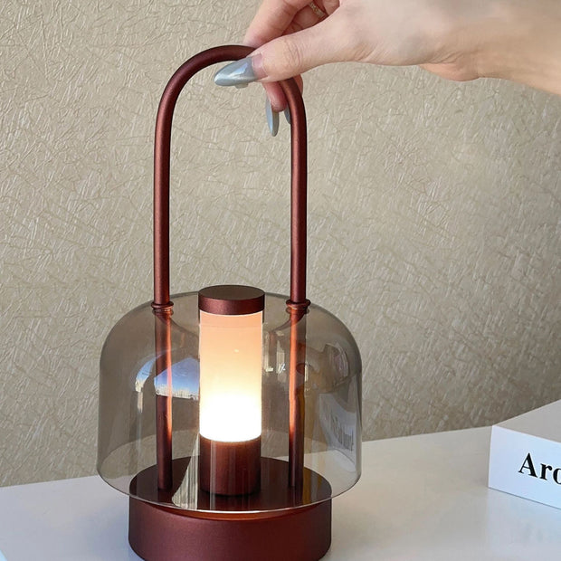 Portable Rechargeable Lantern Lamp | Dimmable 3-Color Touch Control LED Table Light for Bedroom, Camping & Home Decor