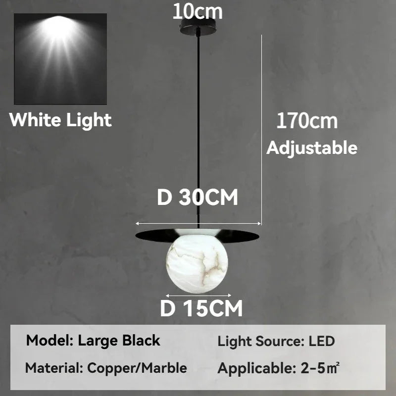 Jhelas Marble Pendant Light