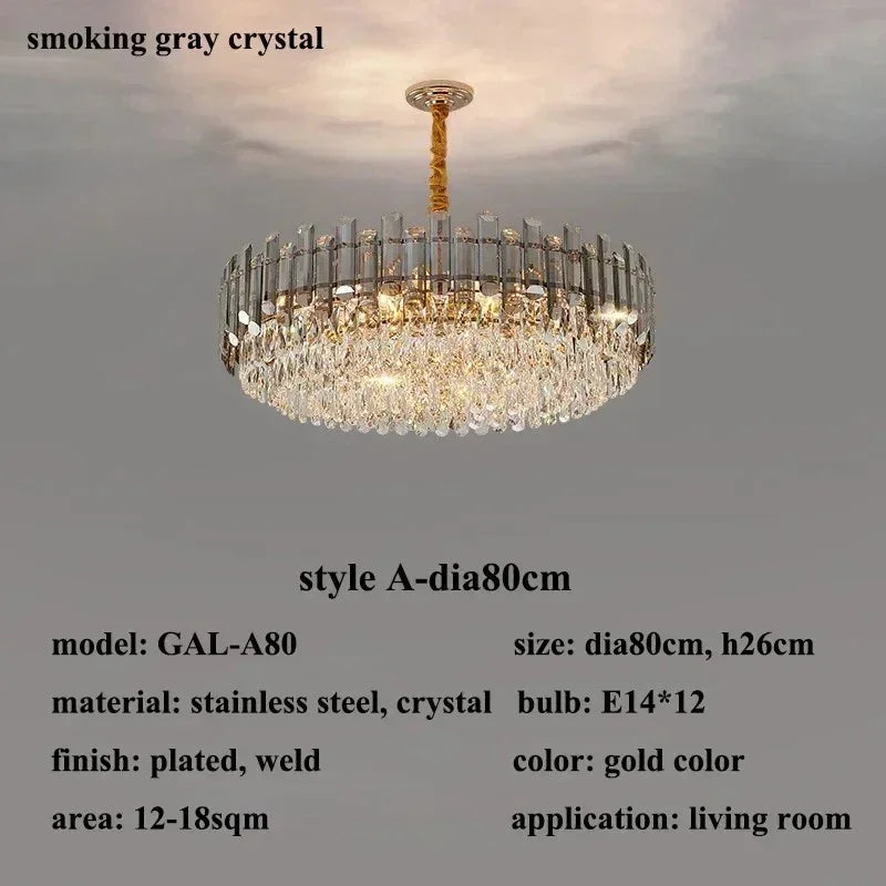 Norlynn LED Crystal Chandelier