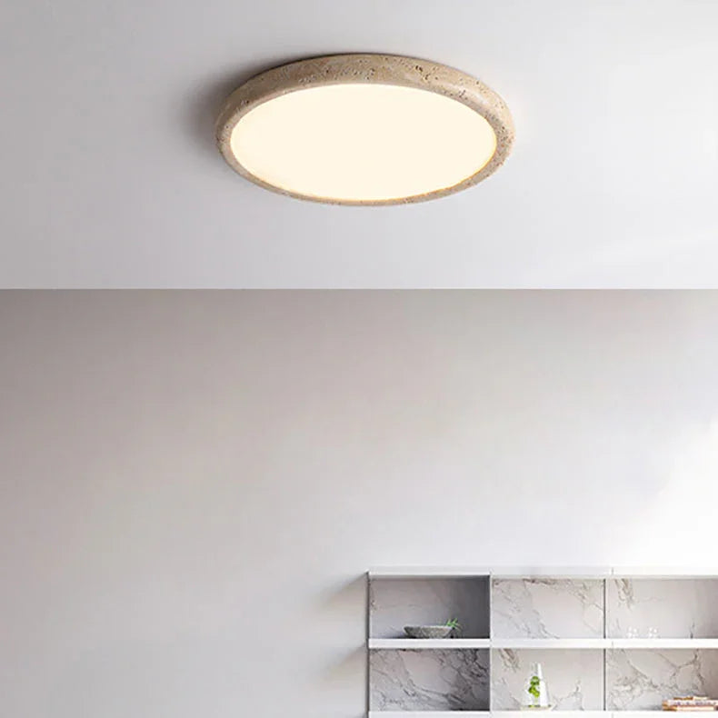 Monica Travertine Ceiling Lamp