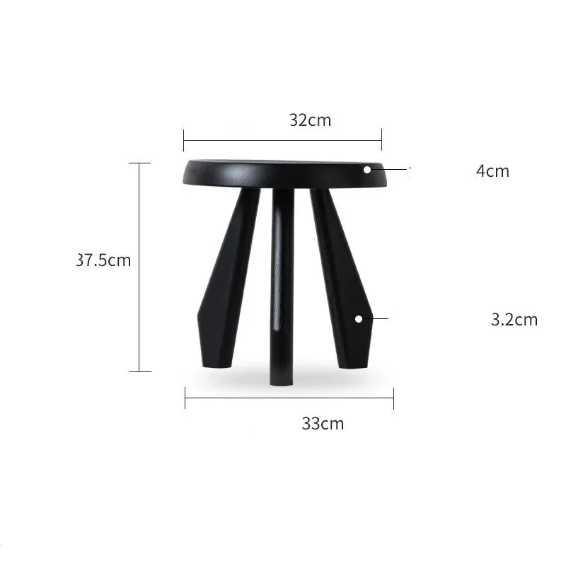 Balinda Wooden Round Stool