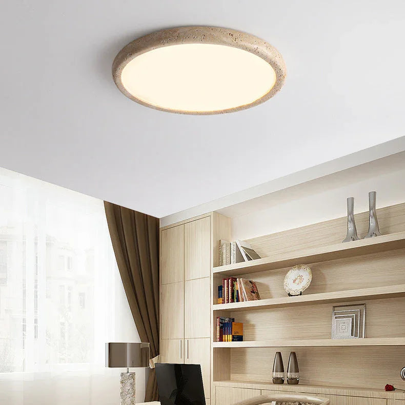 Monica Travertine Ceiling Lamp