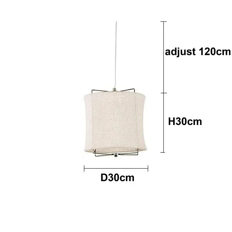 Wabi Linen Pendant Lamp