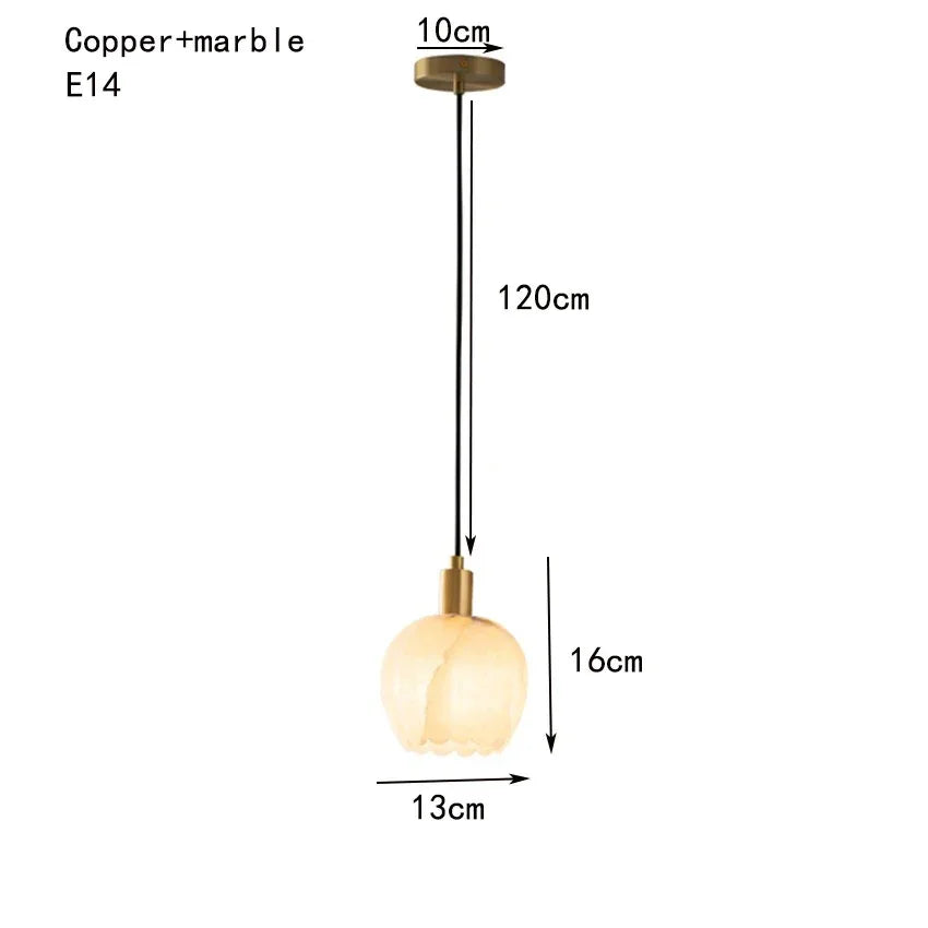 Ebella Alabaster Pendant Light