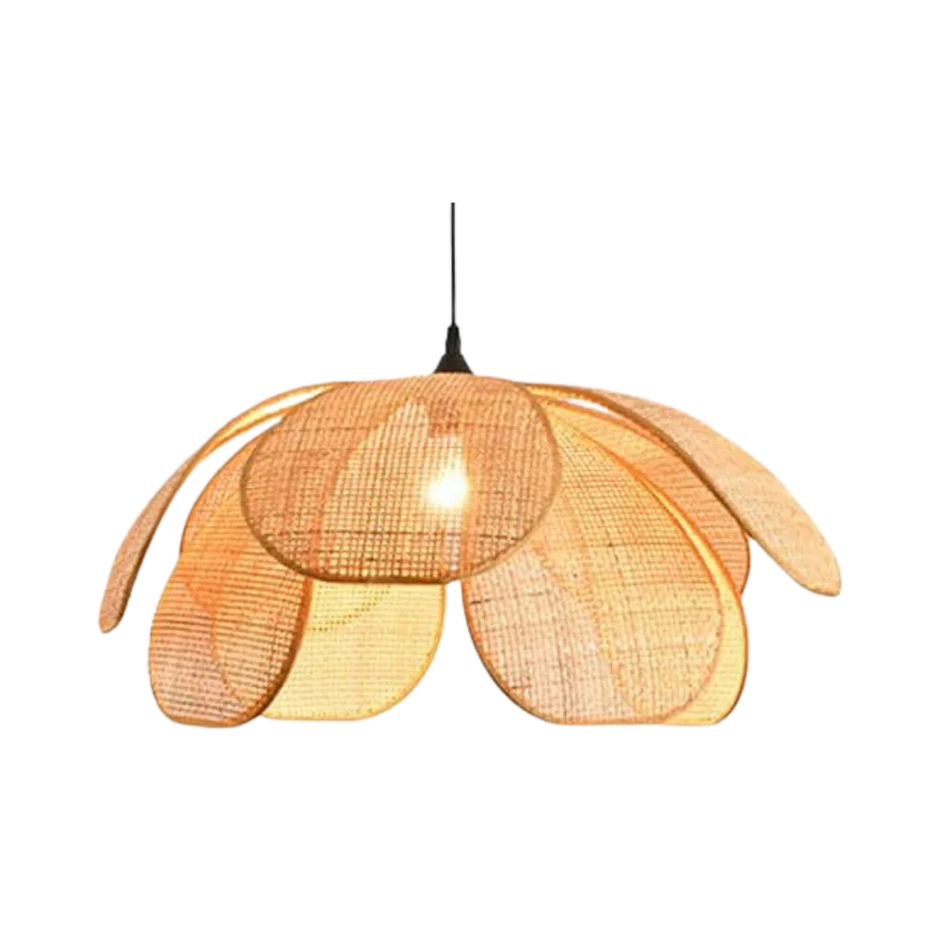 Florale Rattan Pendant
