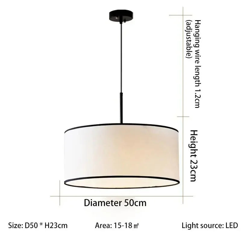 Viena Fabric Pendant Lamp