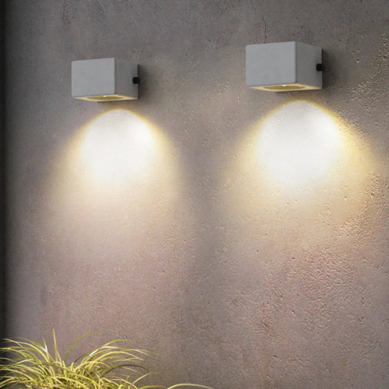 Alessia Cement LED Wall Lamp