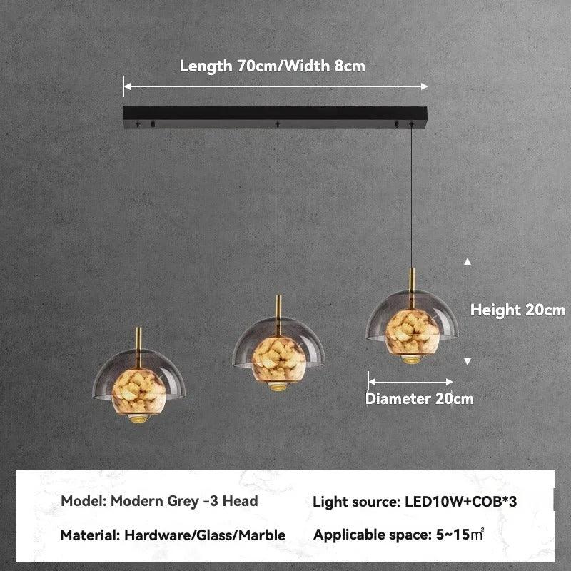 Monnette Alabaster Pendant Light