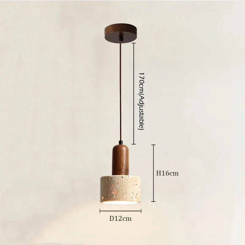 Priscilla Travertine Pendant Lamp