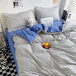 Onelia Checkered & Stripped Bedding Set