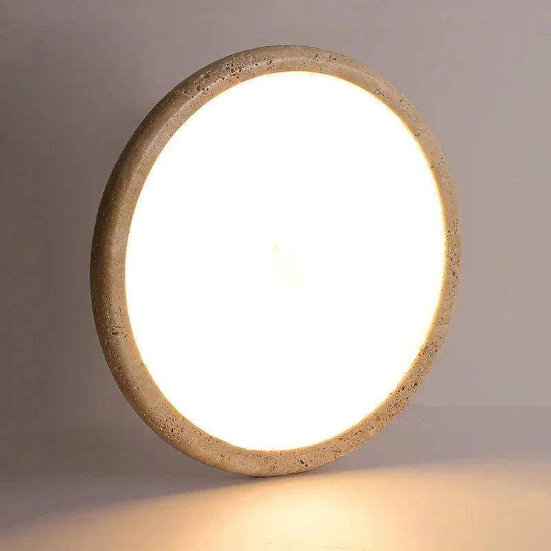 Monica Travertine Ceiling Lamp