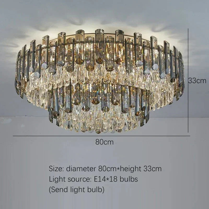 Norlynn LED Crystal Chandelier