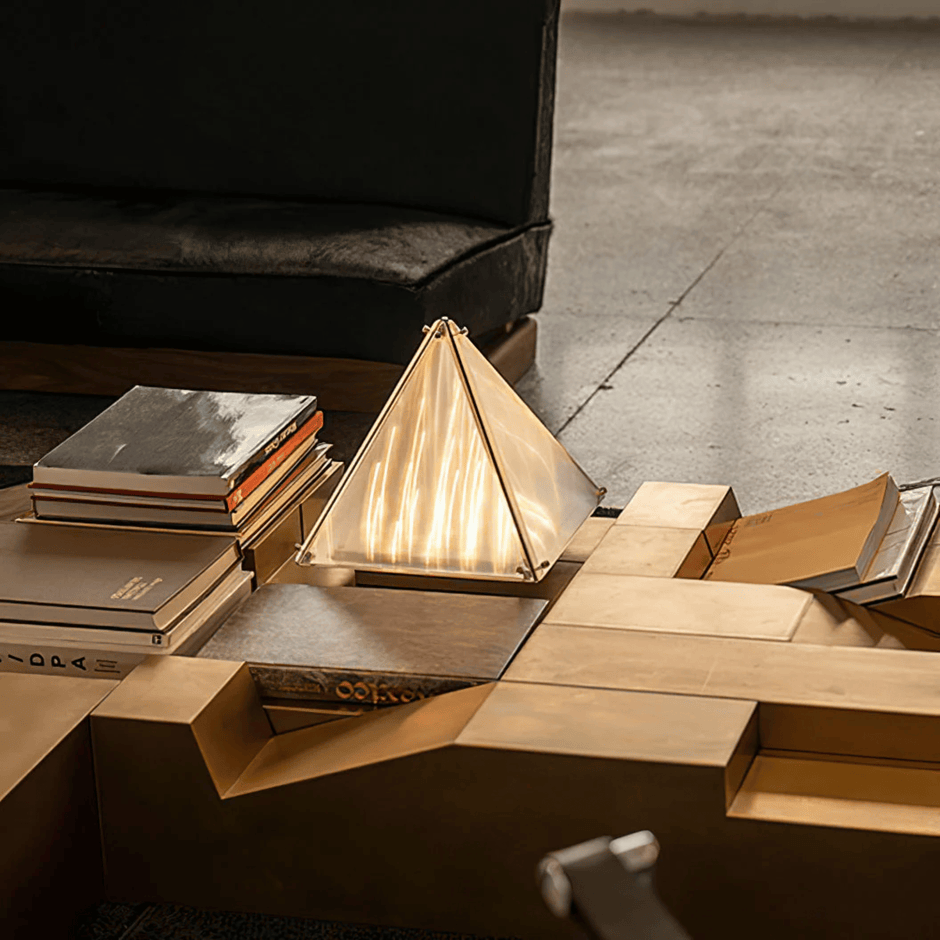Pyramid Table Lamp