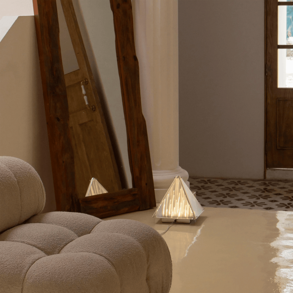Pyramid Table Lamp