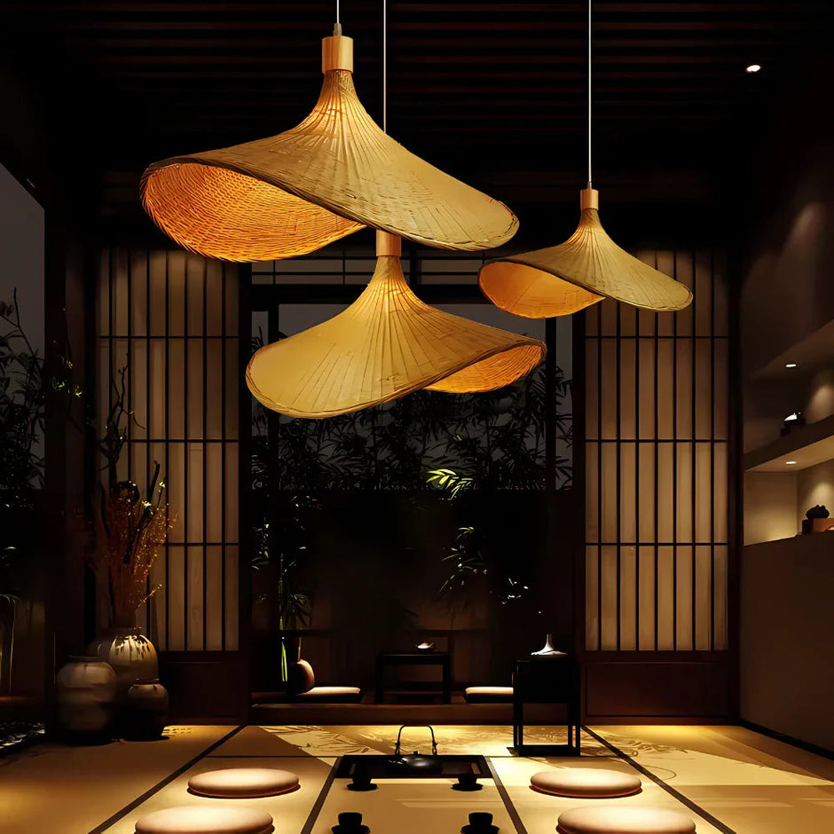 Rattan Sail Pendant Lamp