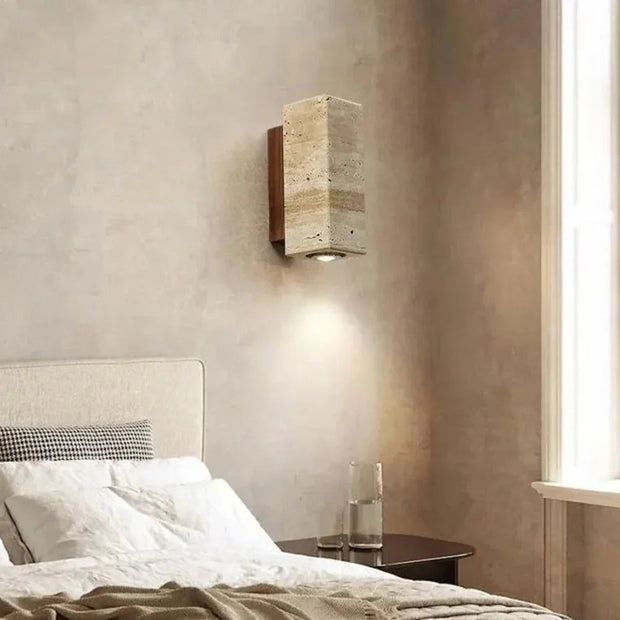 Tomoshibi Travertine Wall Lamp