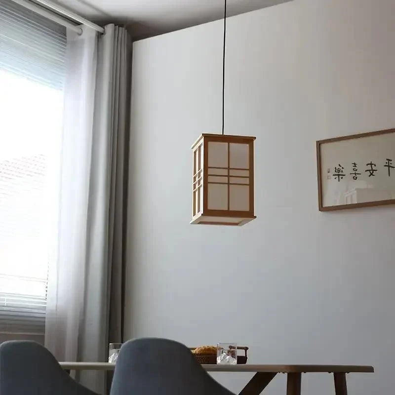 Wabi Sabi Wooden Pendant Lights