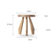 Balinda Wooden Round Stool