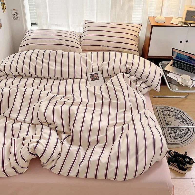 Elenorra Striped Bedding Set