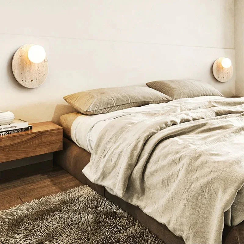 Manelli Travertine Wall Lamp