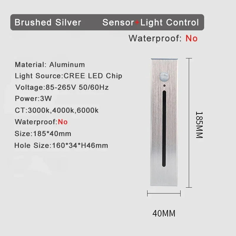 Shadee Motion Sensor Stair Wall Light