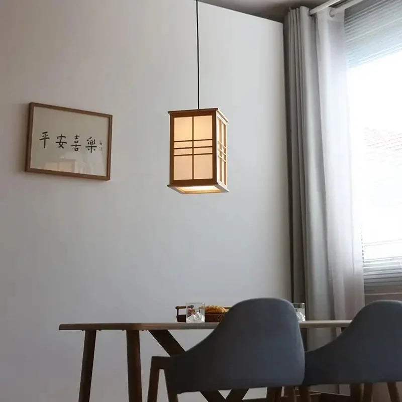 Wabi Sabi Wooden Pendant Lights