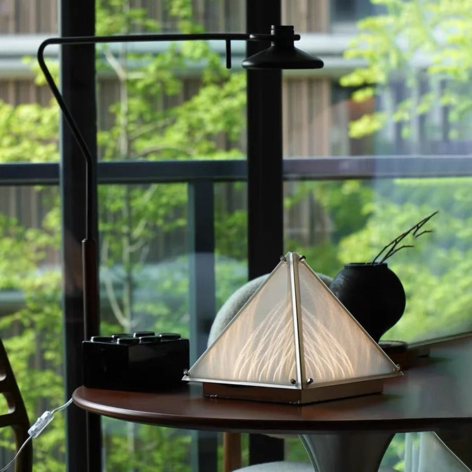 Pyramid Table Lamp