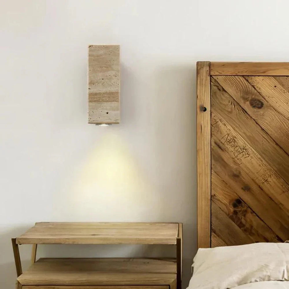 Tomoshibi Travertine Wall Lamp