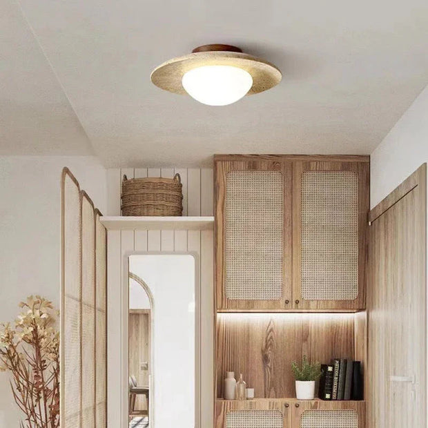 Anabelle Travertine Ceiling Lamp