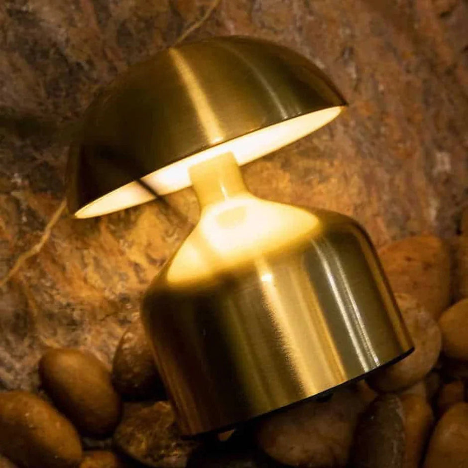 Nickel Portable Lamp