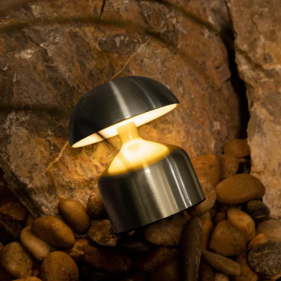 Nickel Portable Lamp