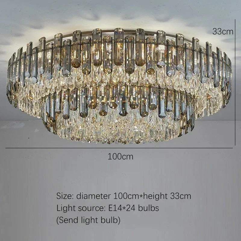 Norlynn LED Crystal Chandelier