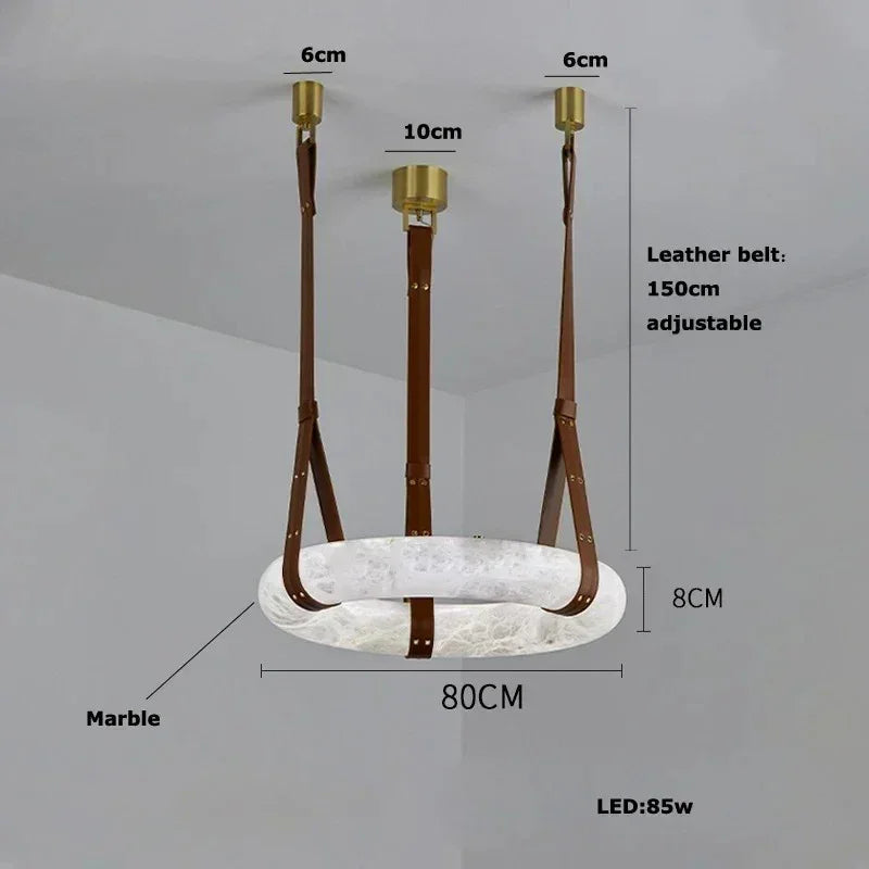 Hyabel Marble Chandelier