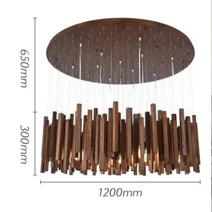 Rhianna Wooden Chandelier