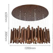 Rhianna Wooden Chandelier