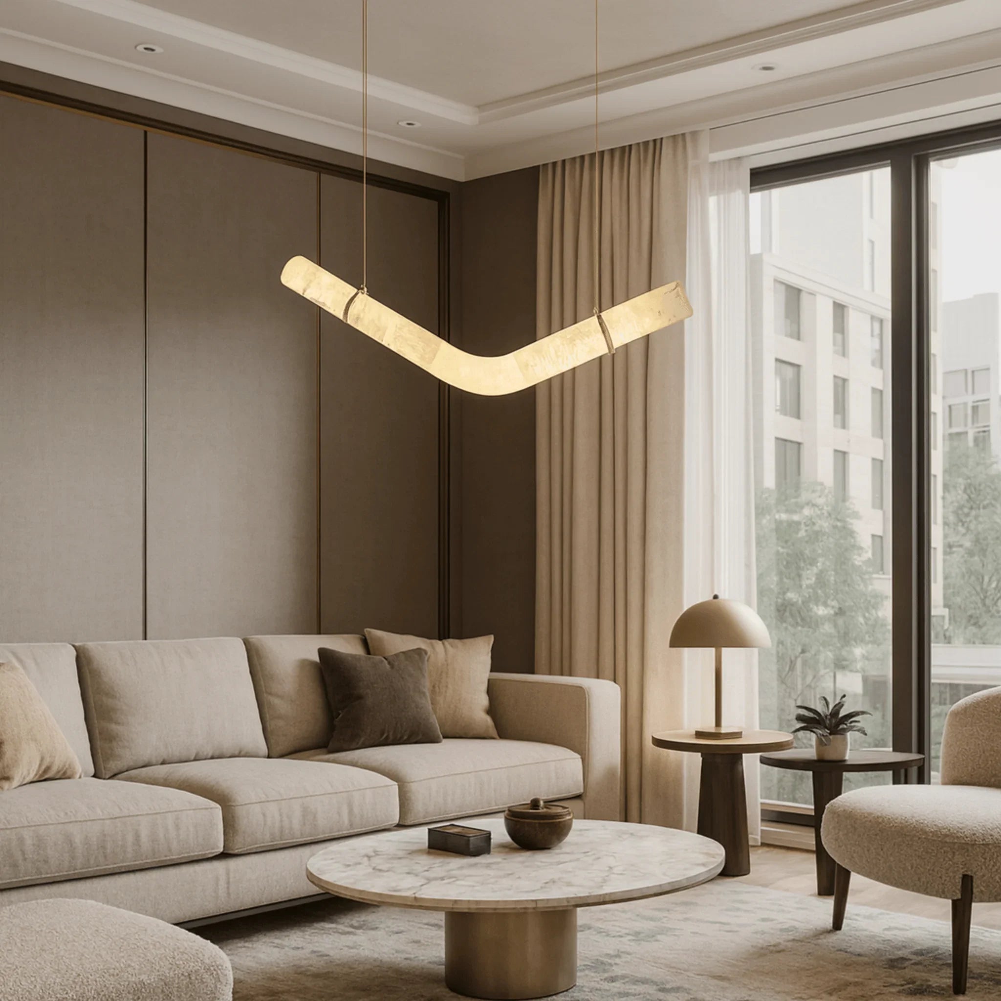 Verola Arc Pendant Light