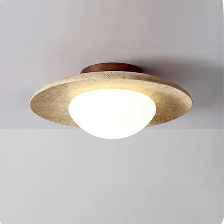Anabelle Travertine Ceiling Lamp