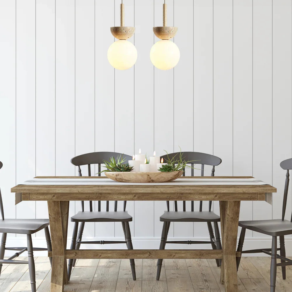 Audrey Travertine Pendant Lamp