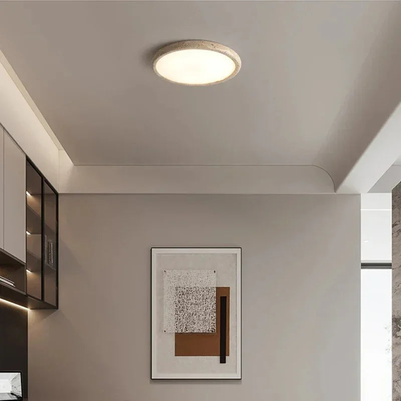 Monica Travertine Ceiling Lamp