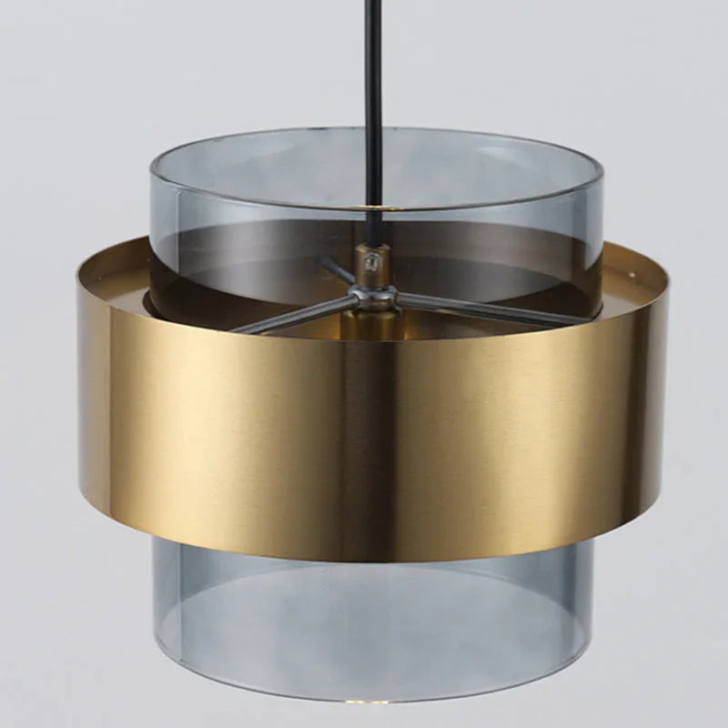 Round Ring Glass Pendant Light