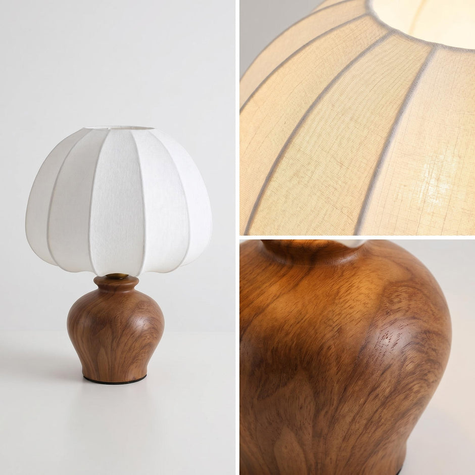 LUMEVOID | Retro ceramic imitation silk lamp – Wabi-Sabi Warmth for Your Home