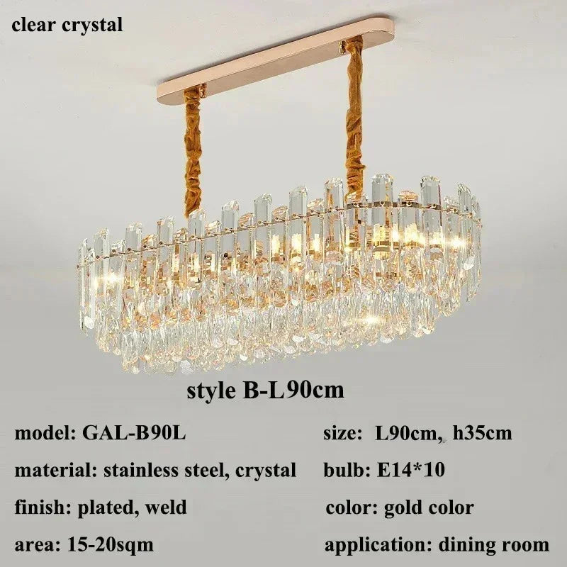 Norlynn LED Crystal Chandelier