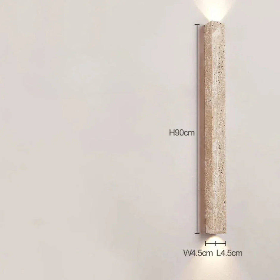 Cruz Travertine Wall Lamp