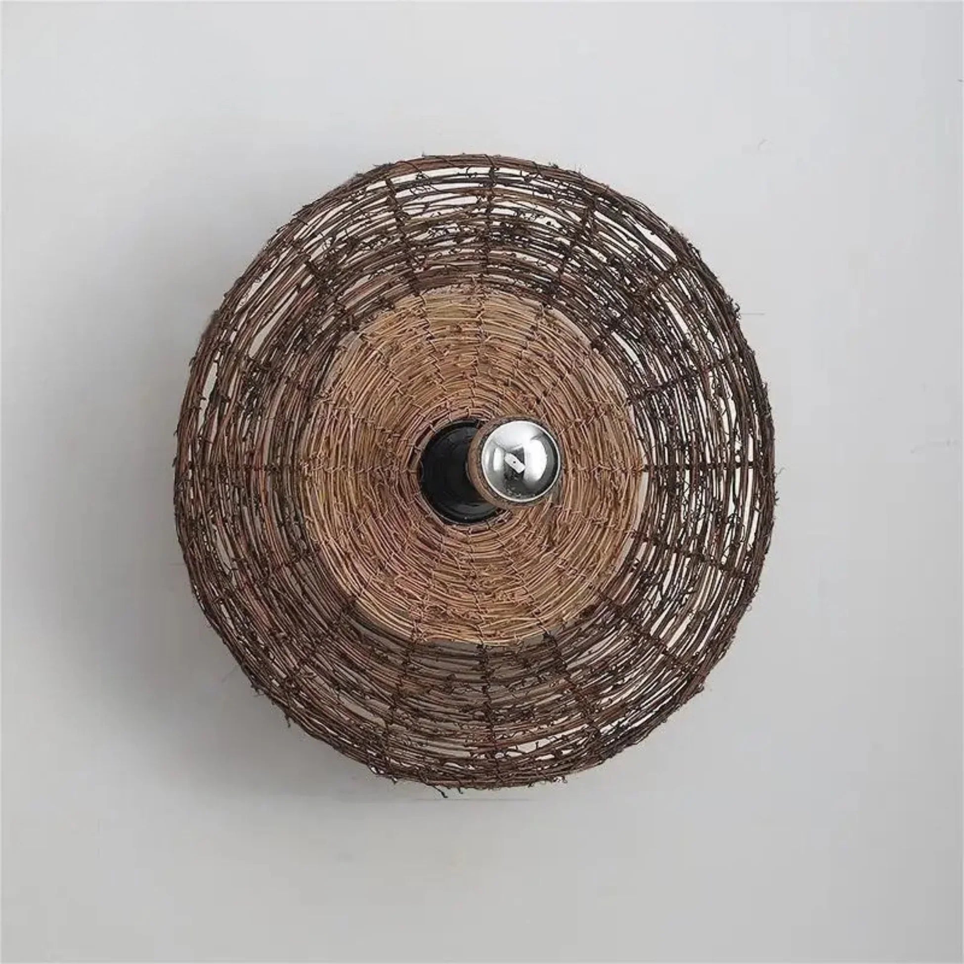 Finley Rattan Wall Lamp