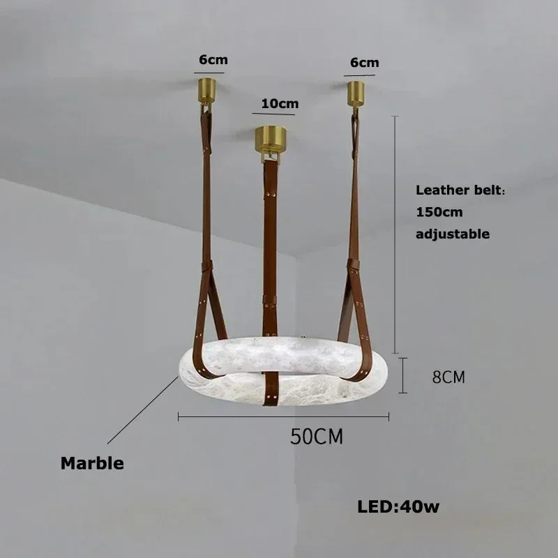 Hyabel Marble Chandelier