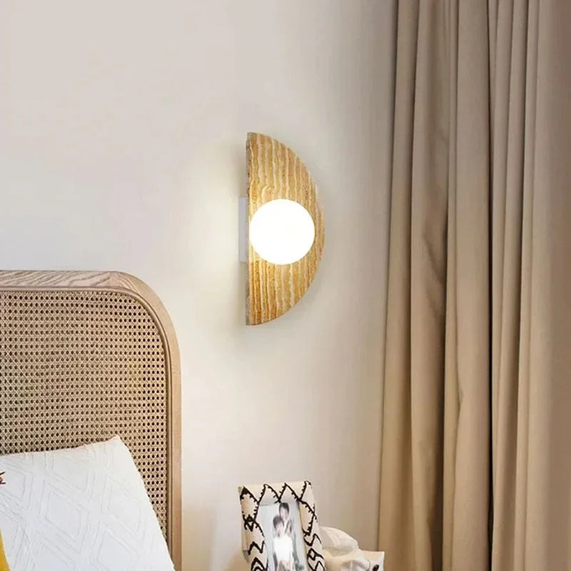 Manelli Travertine Wall Lamp