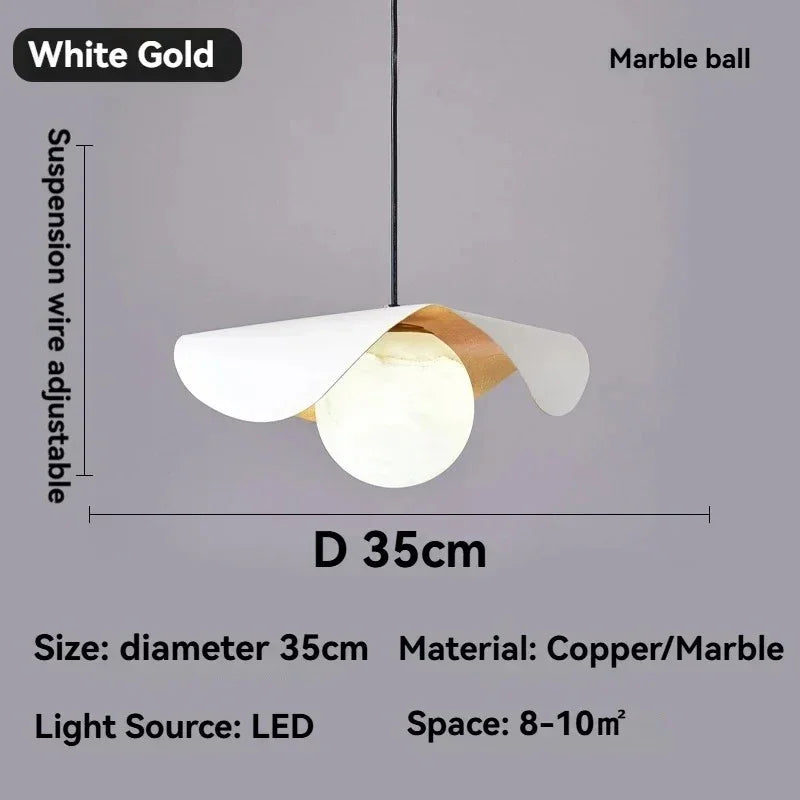 Luvi Marble Pendant Lamp