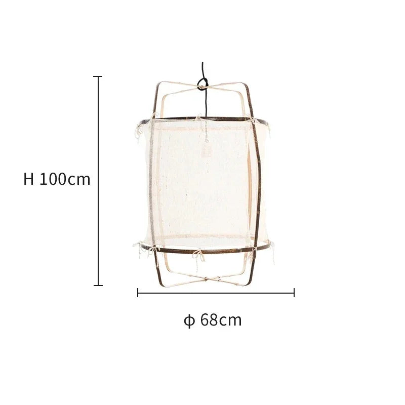 Elin Bohemian Bamboo Pendant Lamp