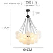 Karlene Frosted Ball Chandelier