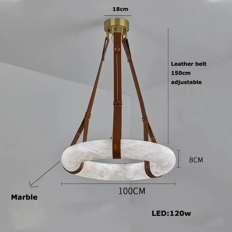 Hyabel Marble Chandelier